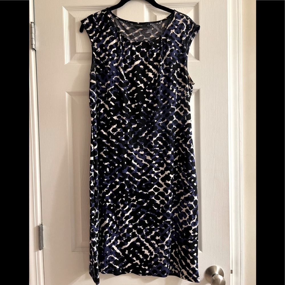 Black Print Dress